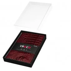 Ежедневник A5, 136л. недатир. CROCO STYLE - БОРДОВЫЙ (136-5062) кожзам 136-5062