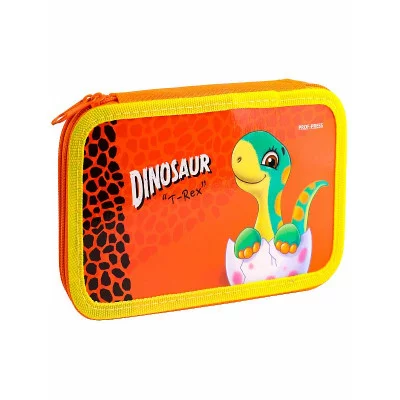 Пенал 2-секц, большой МАЛЫШ-ДИНОЗАВРИК (ПН-4432) 190х115, ламинированный картон