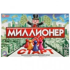 Миллионер. Настольная бизнес-игра. 410х260х40 мм. Умные игры 379307
