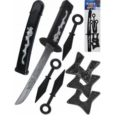 Игровой набор "Ниндзя" (катана + 6 предметов, в пакете) ( Арт. Y18544204)