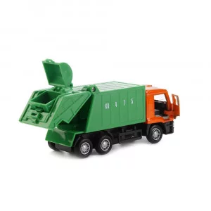 Машина металл KAMAZ МУСОРОВОЗ, 12 см, двери, подвиж.дет., инерц. Технопарк 392219