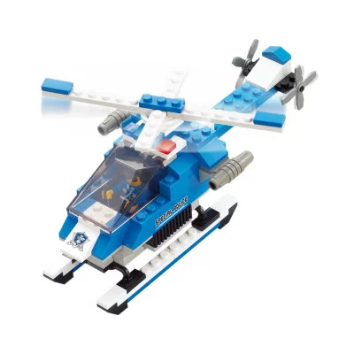 К-р"Полицейский вертолет" 133 детали в коробке