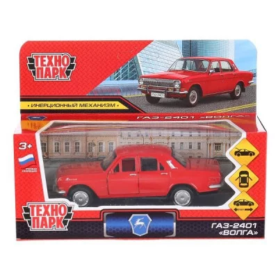 Машина металл "газ-2401 волга" 12см, открыв. двери, инерц 2401-12-RD