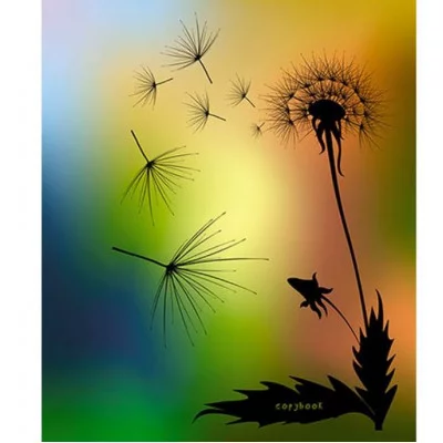 Тетрадь 96л. линия, обл. мел. карт. "Одуванчик" в терм. 5штх6 ТЛ9670