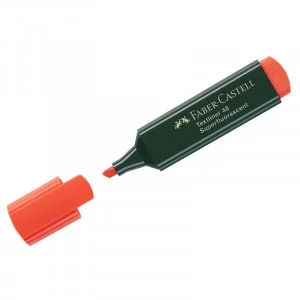 Текстовыделитель 1шт Faber-Castell "48" оранжевый, 1-5мм 286180