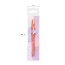 Ручка шариковая автоматическая MESHU "Rose gold" синяя, 1,0мм 325970