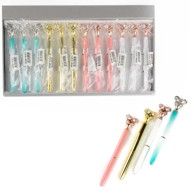 Ручка шариковая, Alingar, "Бабочка" синяя, 1,0 мм., soft корпус AL6673