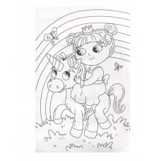 ЛЮБИМАЯ РАСКРАСКА эконом А4. ПРЕКРАСНЫЕ ПРИНЦЕССЫ 978-5-378-34381-2