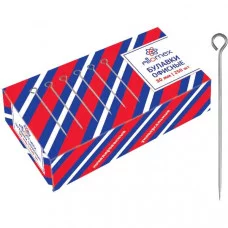 Булавки офисные 30мм с ушком металлические 250шт/уп ATTOMEX 4130901 383507