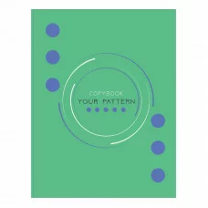 Тетрадь на кольцах А5, 120л., BG "Your pattern", глянцевая ламинация 342130