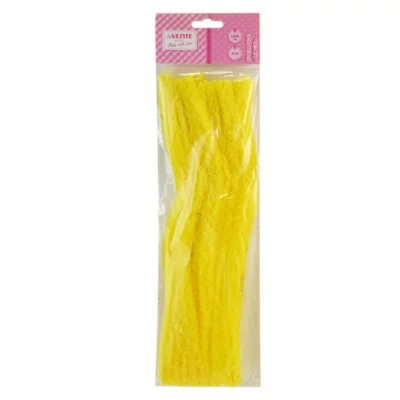 Проволока синельная желтый d15мм 30см "Шенил" 10шт е/п DEVENTE 8000082 186721