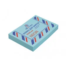 Блок самоклеящийся стикеры 51*76 100л голубой неон ATTOMEX 2010902 581930
