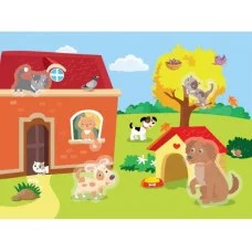 Многоразовые водные раскраски. Выпуск 11 (кошки и собаки) Стрекоза  978-5-9951-4488-5