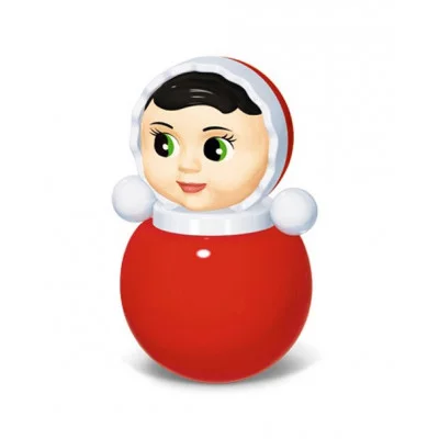 Неваляшка малая "Настенька" 18 см в пакете 01647