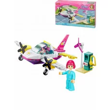 Конструктор пластиковый Sluban Розовая мечта. Самолет (111 дет., 1 фигур.) (Арт. M38-B0921B)