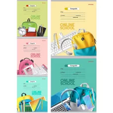 Тетрадь КЛЕТКА 18л. ШКОЛЬНАЯ АТРИБУТИКА (18-5588) цвет.мелов.обл.. 225078