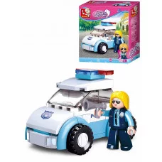 Конструктор пластиковый.SLUBAN. Полиция 68 дет.,1 фигура, в кор. . M38-B0600B