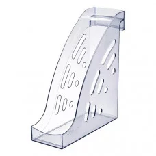 Лоток для бумаг вертикальный Стамм "Торнадо", прозрачный 165281