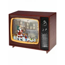 Подсвечник новогодний Санта 10*8.6*4.2 см Т-5959