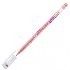 Ручка гелевая Crown "Glitter Metal Jell" оранжевая с блестками, 1,0мм Crown 62852