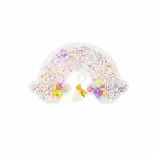 Набор для создания украшений-бусины Alingar, 145х90х20мм, "Радуга", 9 вид. бус., 1х1,2 м леска, пластик.пенал радуга AL10627