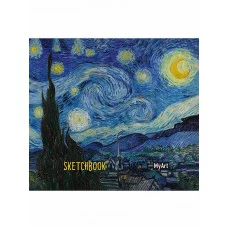 MyArt. КВАДРАТНЫЙ СКЕТЧБУК. Винсент Ван Гог. Звёздная ночь 468-0-088-48541-6