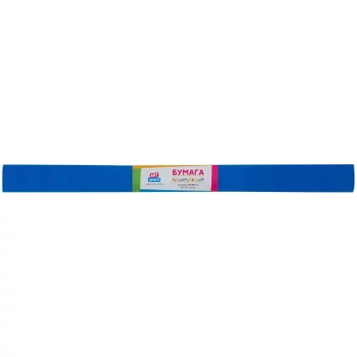 Бумага крепированная ArtSpace, 50*200см, 30г/м2, синяя, в рулоне 267832