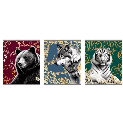 Тетрадь А5 48л "Дикие звери" КанцЭксмо ТКФ489209