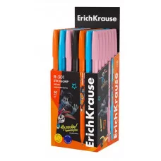Ручка шариковая ErichKrause R-301 Stick Ну, Погоди! Каникулы 0.7, цвет чернил синий 62638