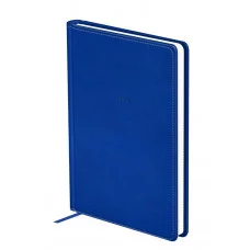 Ежедневник датированный 2026г., А4, 176л., твердый переплет, кожзам, BG "Winner. Bright blue", синий 380073
