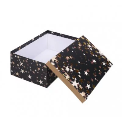Коробка прямоугольная подарочная Звездопад 23X16,5X9,5 см РазборКОР-7817