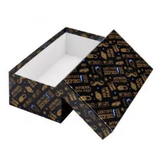 Коробка прямоугольная подарочная Дерзкий мужчина 19 х 13 х 8 см РазборПП-4534