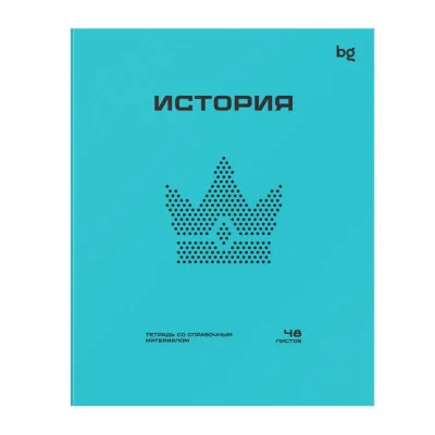 Тетрадь предметная 48л. BG "Перфокарта" - История, пластиковая обложка 374812