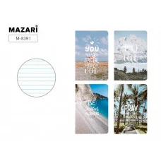 Блокнот BE JOYFUL, 1 шт, 14.5*10.5см, 96 л., в линейку, 80г/м2, M-8392