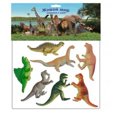 Набор животных (7 штук) "Динозавры" в пакете HB9908/7