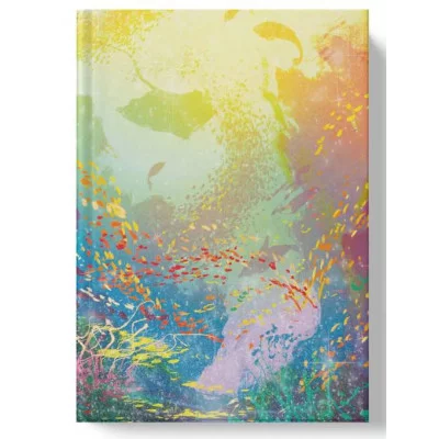 Книга для записей А6 80л "Подводный сад" КанцЭксмо ЕТИЛ680630