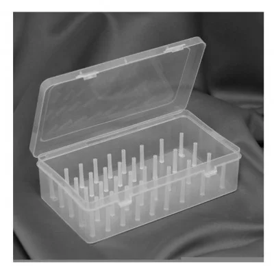 Контейнер для мелочей 42 катушки 23,7*13,7*6,6см пластик прозрачный АУ 7075893