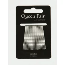 Невидимка для волос «Классика» (набор 20 шт) рельеф 5см блеск 9447730