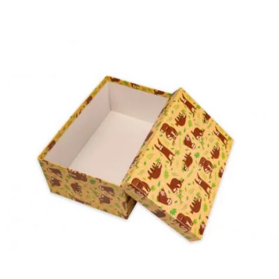 Коробка прямоугольная подарочная 1 шт Ленивец 15 х 10 х 5 см РазборПП-3277