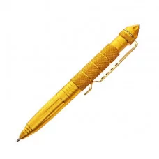 Ручка шариковая подарочная поворотная, корпус металлический золотистый, тактическая 10103769