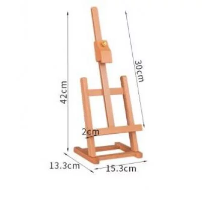 Мольберт HS-7 Светлое дерево, настольный, 42х16х13,3 см, складной 329193