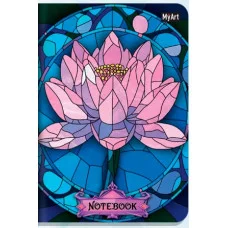 MyArt. БЛОКНОТ в клетку Витражи. Лотос 467-0-159-17931-3
