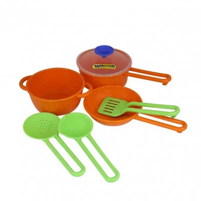 Набор детской посуды "Поварёнок" №1 6 предметов (в сеточке) 40688