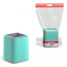 Подставка настольная пластиковая ErichKrause Forte Pastel мятный с розовым 53688