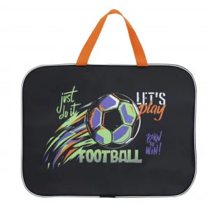 Папка А4 ткань молния сверху/ручки тесьма/бок 7см "Football" ATTOMEX 3076404 709249