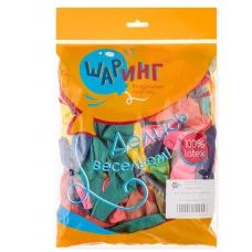 Шар (12\'\'/30 см), Ассорти, металлик, 100 шт. 912099