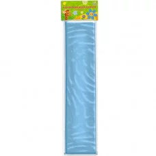 Крепированная бумага "Перламутр". Формат 50x250 см. Инд. уп. с европодвесом. Уп./гофр. Голубой перламутр (КБ017) КБ017