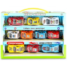 Набор игрушек "Пуллбэк: Автотранспорт" (5 см, 10 шт., пружинный механизм) BBA1602-133