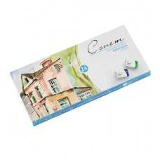 Акварель "Сонет" художественная 24 цвета, кювет ЗХК 119561