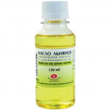 Масло льняное ЗХК,  для художественно-живописных работ, 120мл ЗХК 127515